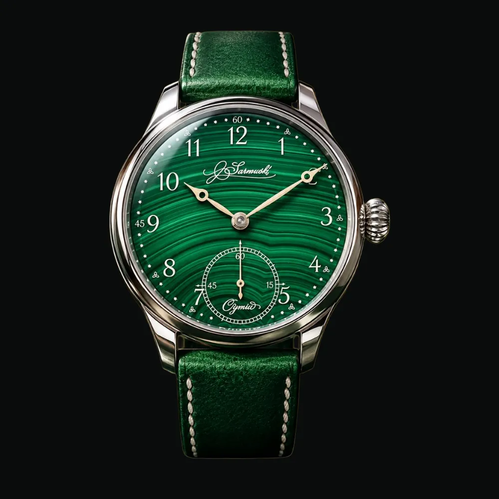 J. Sarnowski Y Derwydd Malachite Dial